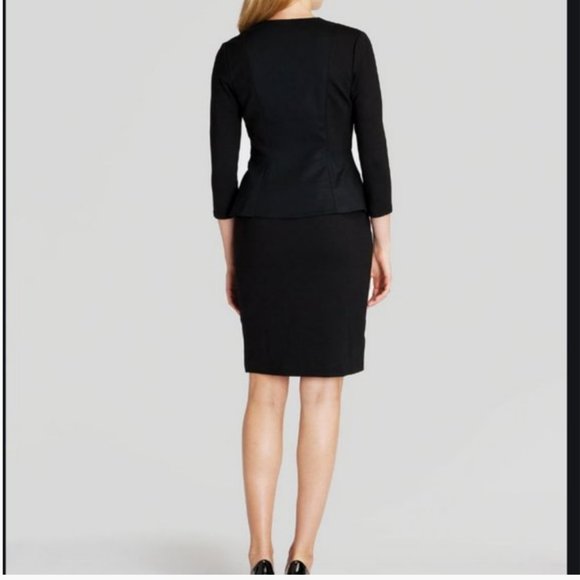 Ted Baker black Jamtye Structured Zip Dress 0 nwot - Picture 2 of 16